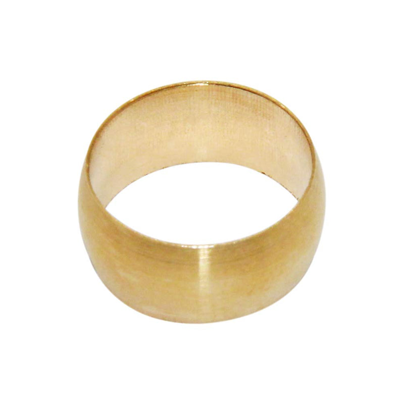 [Australia - AusPower] - Joywayus 50pcs Brass Compression Fitting Sleeves Ferrule Ring for 4mm Tube 50 
