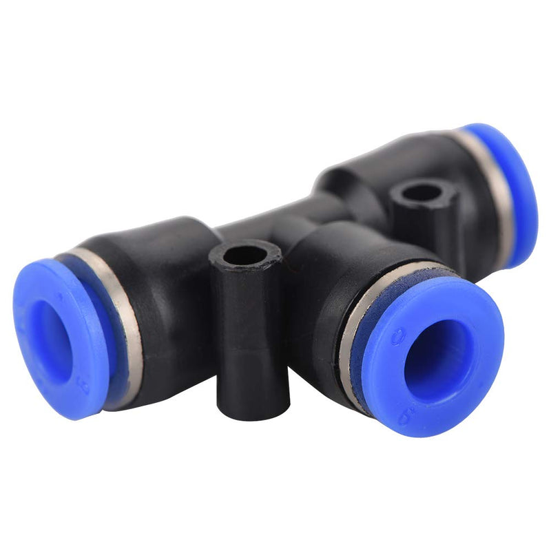 [Australia - AusPower] - 40Pcs 4 Shapes 1/4" Air Push Quick Fittings, Quick Connect Push in to Connect Water Tube Fitting 