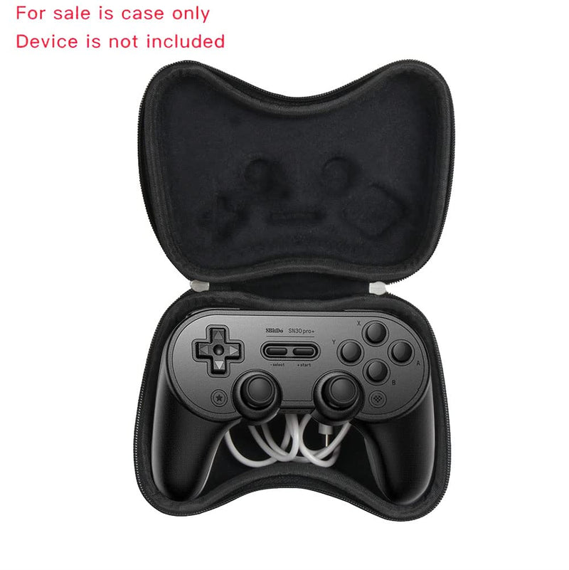 [Australia - AusPower] - Hermitshell Travel Case for 8Bitdo Sn30 Pro+ Bluetooth Controller Wireless Gamepad (Black Edition) Black Edition 