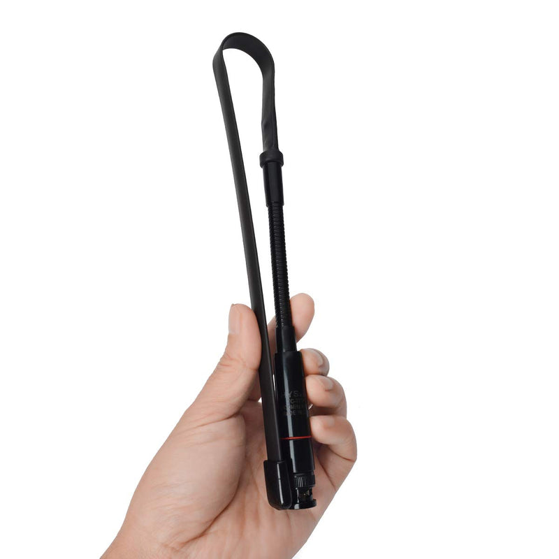 [Australia - AusPower] - HYS BNC Foldable Tactical Antenna Dual Band 144/430MHz 18.7inch Antenna with Gooseneck for Icom IC-V80 IC-V82 IC-V85 Portable Two Way Radio(2 Pack) 