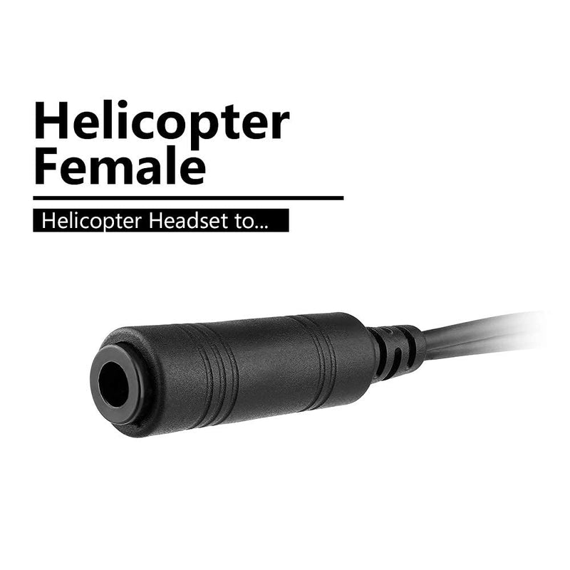 [Australia - AusPower] - Helicopter U-174 Plug Aviation Headset to General Aviation(GA) Adapter Cable 