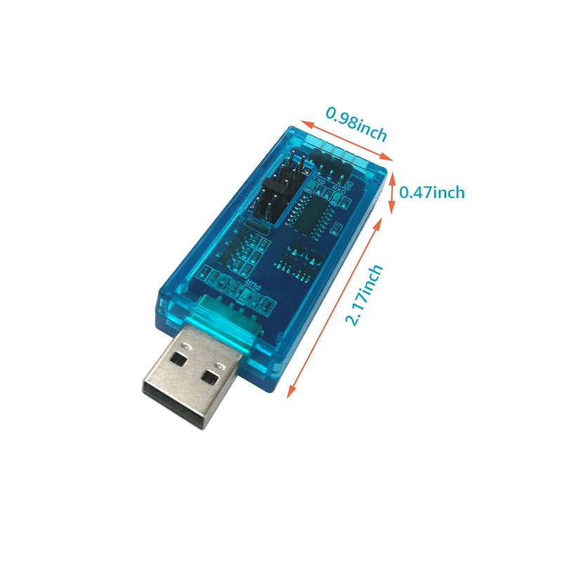 [Australia - AusPower] - DSD TECH SH-U07A USB to TTL Adatper with CH340C Chip Support 5V 3.3V 2.5V 1.8V Logic Level 
