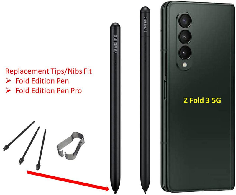 [Australia - AusPower] - F-TECH Z Fold 3 Edition Pen Pro Nibs Tips Replacement for Samsung Galaxy Z Fold 3 5G Stylus Pen Pro Tips Nibs Replacement 