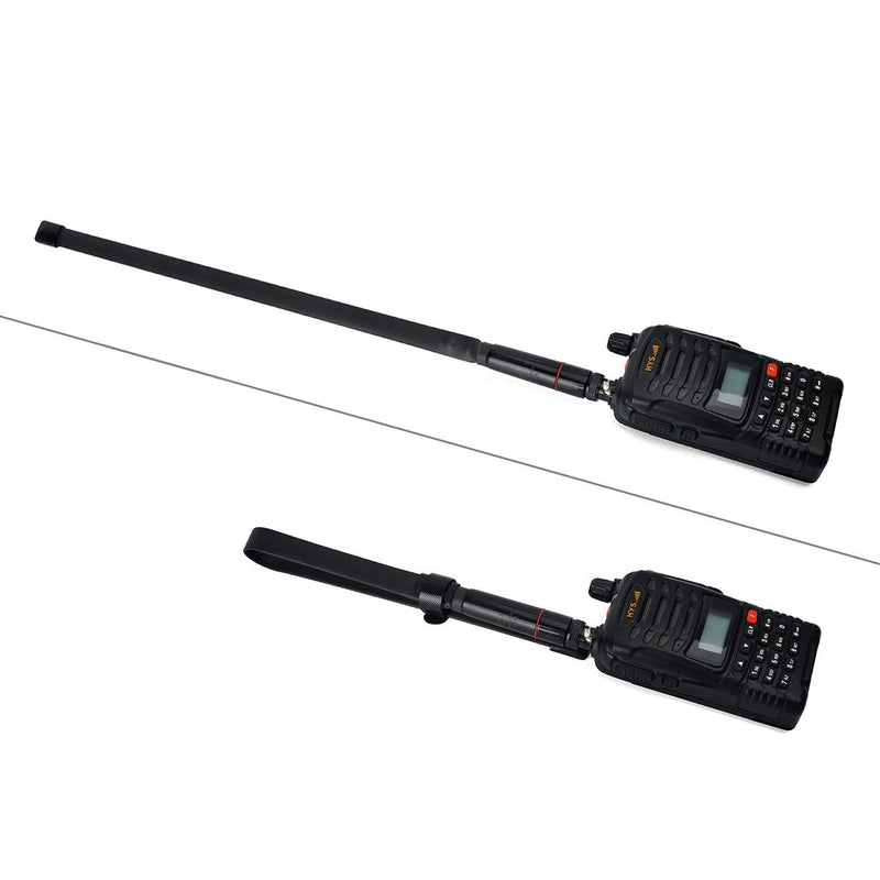 [Australia - AusPower] - TWAYRDIO Dual Band BNC Foldable Tactical Two Way Radio Antenna 15.3inch 2 Meter/70cm VHF/UHF Radio Scanner Antenna for Cobra Midland Uniden Icom Handheld/Portable Radio 