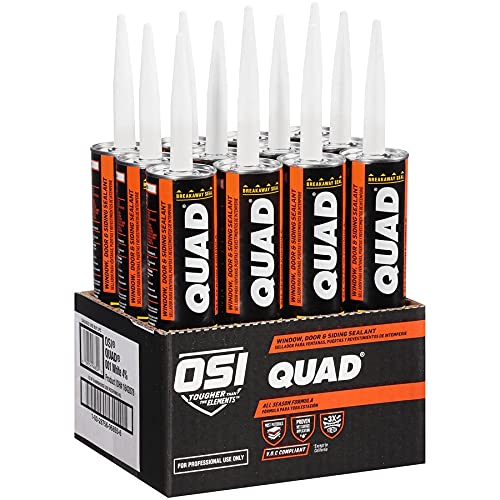 [Australia - AusPower] - OSI QUAD Advanced Formula Window, Door and Siding Sealant, 10 Ounce Cartridge, Cedar 223 (1637013) 