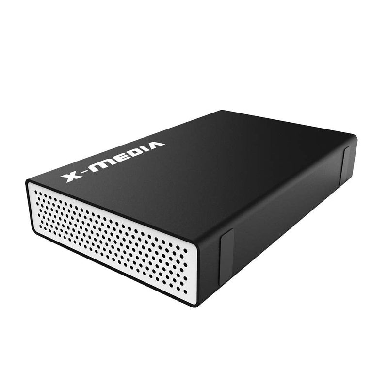 [Australia - AusPower] - X-MEDIA XM-EN3200 3.5-Inch USB 2.0 SATA Aluminum Hard Disk Drive HDD External Enclosure Case, Support 2.5/3.5-Inch SATA/SSD Hard Disk Drive 