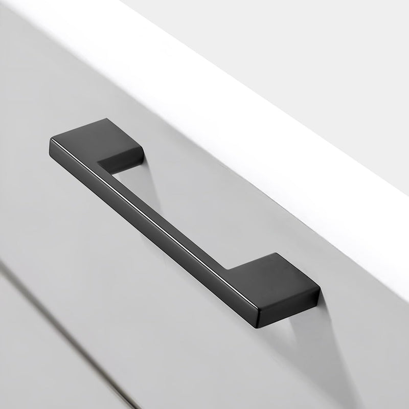 [Australia - AusPower] - Dazzleeta 10 Pack Matte Black Cabinet Pulls 5 inch Kitchen Drawer Handles for Dresser and Cupboard Door 5"(128mm) 