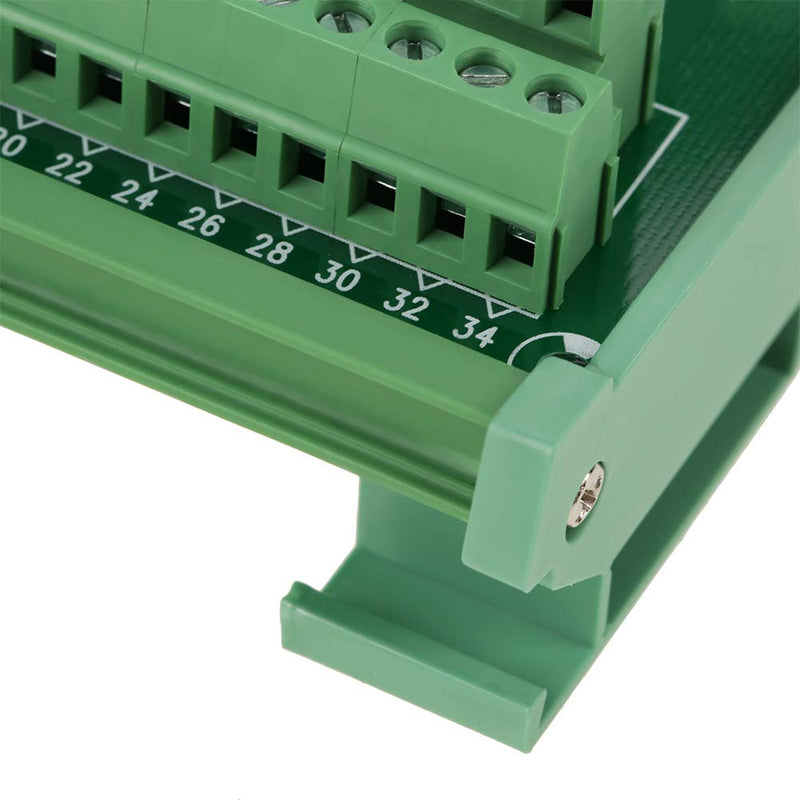 [Australia - AusPower] - SCSI68 68-pin DB Type Female Connector Breakout Board Terminal Module Connector Terminal Block Brass 48V 1A 