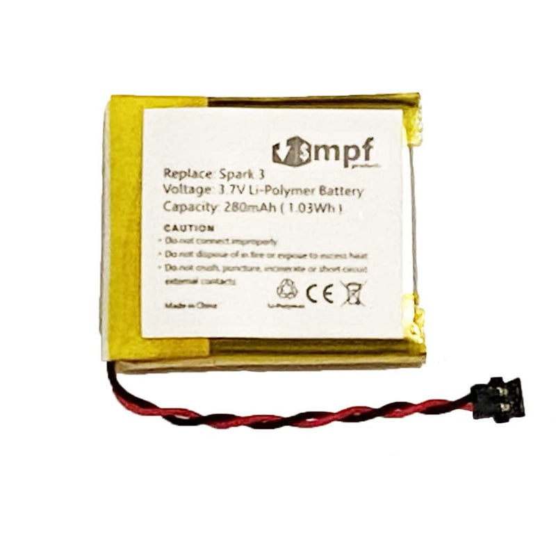[Australia - AusPower] - MPF Products 280mAh PP332727 Battery Replacement Compatible with Tomtom Spark 3 GPS Activity Tracker and Fitness Watch 