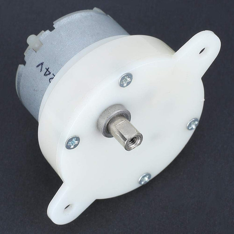 [Australia - AusPower] - 12V 10Rpm DC Miniature Geared Motor, Slow Speed Electric Motor with Terminal Mute Gear Rotation, High Performance and Durable 