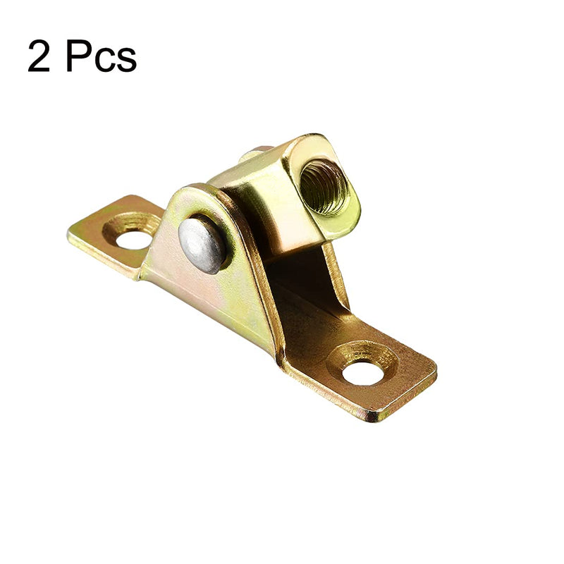 [Australia - AusPower] - uxcell Gas Spring End Fitting Connector M8 Female Thread A3 Steel with Bracket 2pcs 