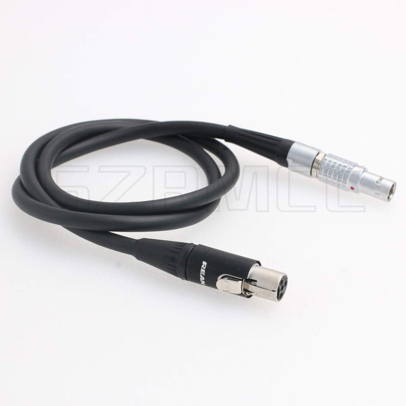 [Australia - AusPower] - SZRMCC 0B 2 Pin Male to Mini XLR 4 Pin Female Power Cable for ARRI Alexa Camera 12V to TVLogic Monitor (Straight 2Pin Straight Cable) Straight 2Pin Straight Cable 