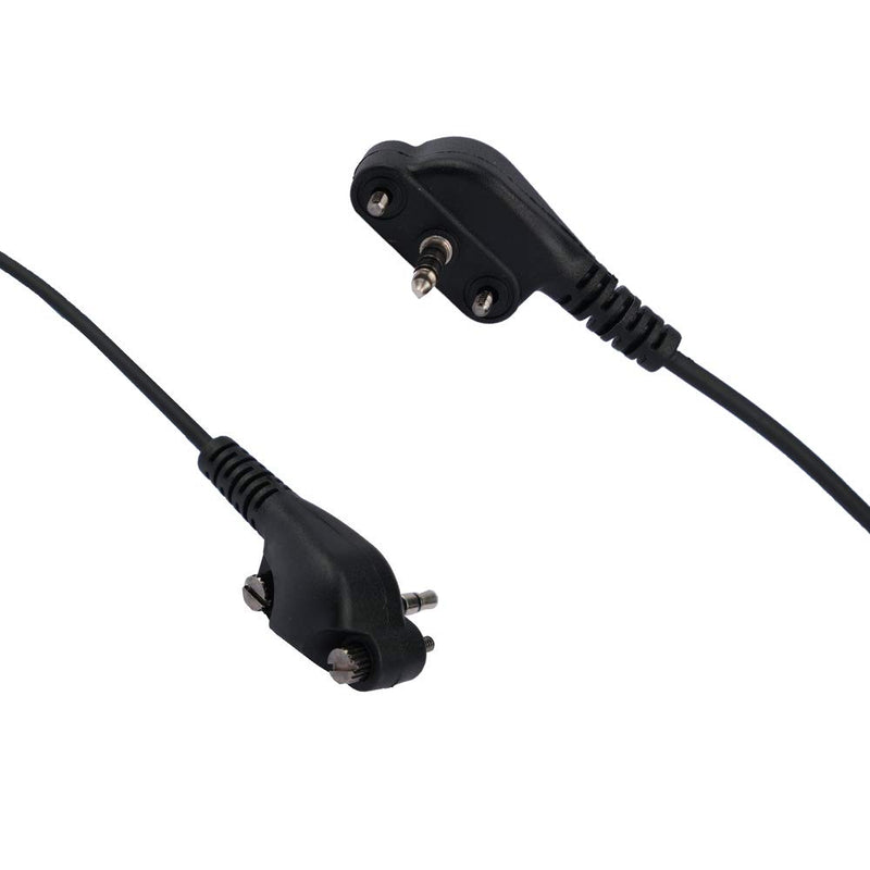 [Australia - AusPower] - 2 Wire Surveillance Kit Covert Acoustic Tube Bodyguard Earpiece Headset Ptt Mic for Yaesu Vertex Standard VX-261 VX-230 VX-231 VX-298 VX-350 VX-351 VX-180 EVX-531 2 Way Radio Walkie Talkie by Klykon 