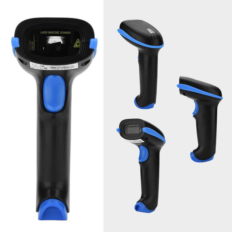 [Australia - AusPower] - Bewinner Bar Code Scanner, YHD-5100 Barcode Reader with 2.4G Wireless USB Cable, Compatible with/Android/Windows Systems - Dual Connection Modes Design,32-bit ARM Microprocessor(Blue) Blue 