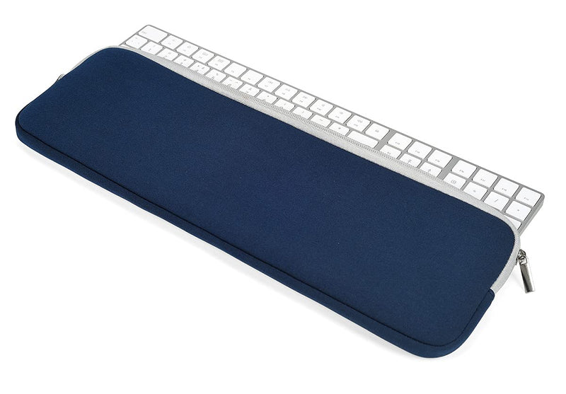 [Australia - AusPower] - Keyboard Case Sleeve Bag for 2022 Mac Studio/Apple iMac 24 inch 2021 Magic Wireless Keyboard with Touch ID and Numeric Keypad A2520/Magic Keyboard MQ052LL/A A1843, Magic Keyboard Protector-Navy Blue Magic Keyboard with Numeric Keypad Navy Blue 