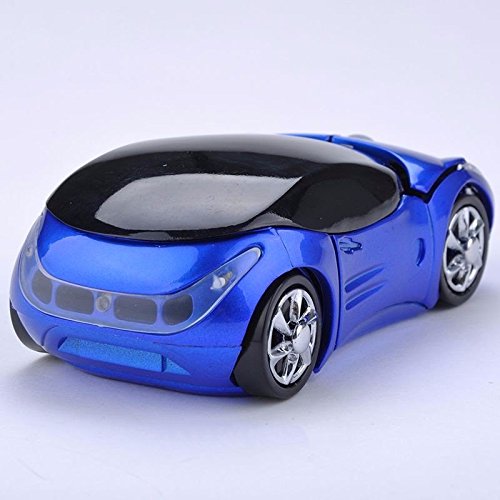 [Australia - AusPower] - WXG Mini car Shape Mouse - 2.4GHz 1600DPI Wireless Mouse with USB Receiver Tablet Laptop Desktop Computer Mouse 