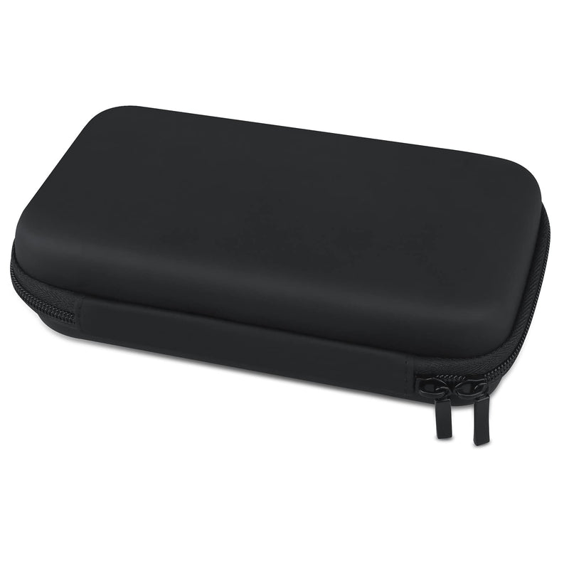 [Australia - AusPower] - Canboc Electronics Travel Organizer, MacBook Charger Carrying Case, Electronic Accessories Portable Cable Storage Bag for Charging Cords, Power Adapter, MagSafe, USB Hub, Power Bank, Earbuds, Black Black+Black 