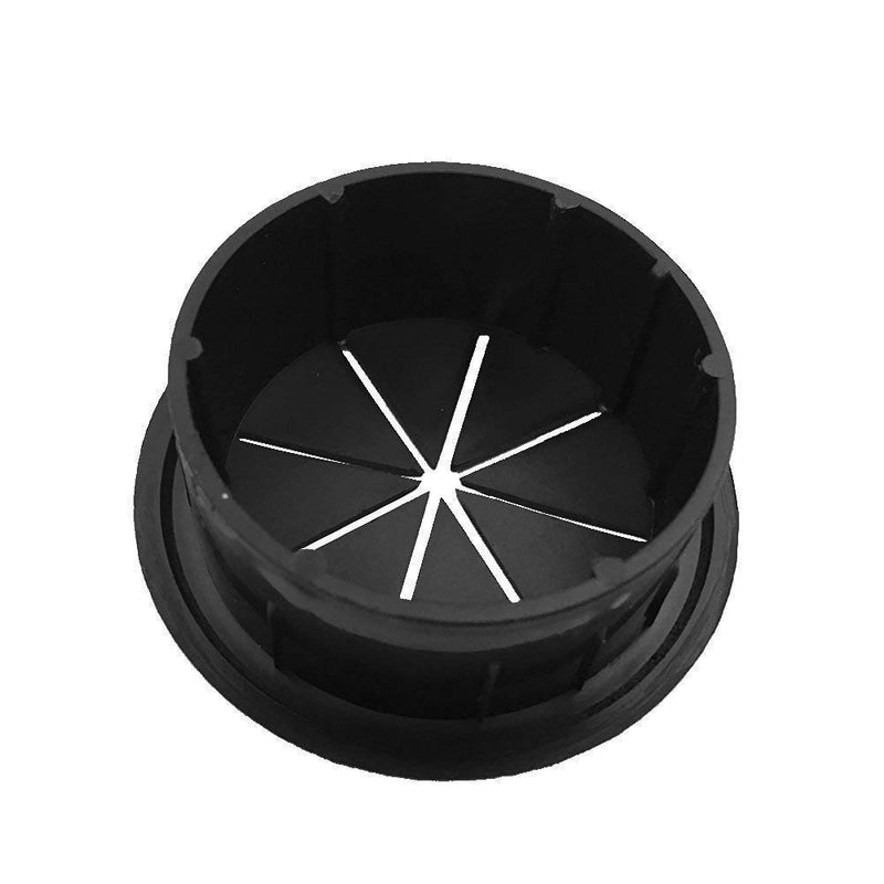 [Australia - AusPower] - ANZESER 2"(50.8mm) Flexible Desk Grommet - Black - 10 Pack 2'' Mounting Hole Dia. 