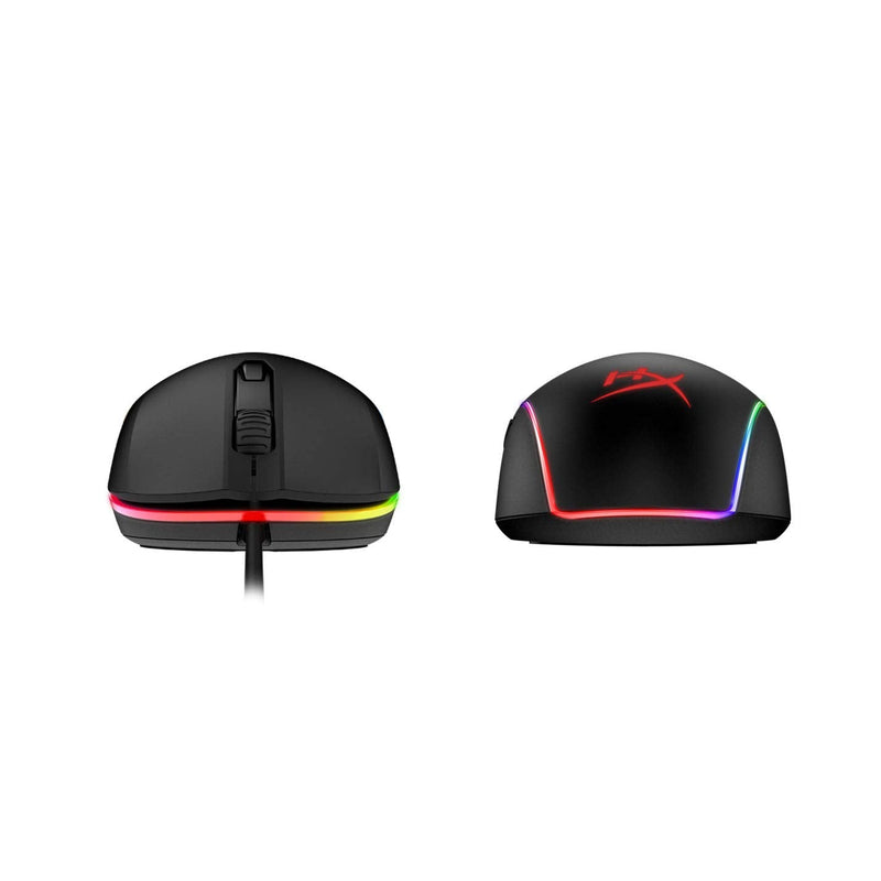 [Australia - AusPower] - HyperX Pulsefire Surge - RGB Wired Optical Gaming Mouse, Pixart 3389 Sensor up to 16000 DPI, Ergonomic, 6 Programmable Buttons, Compatible with Windows 10/8.1/8/7 - Black 