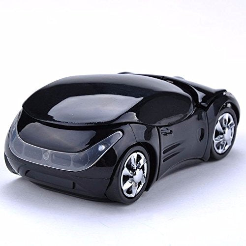 [Australia - AusPower] - WXG Wireless Mouse 3D Car Shape Mouse 2.4GHz USB Gaming Mouse with Receiver for PC Laptop Black 