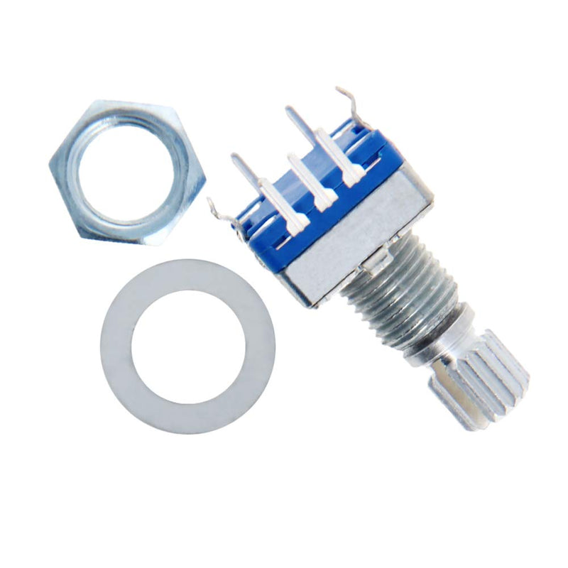 [Australia - AusPower] - Fielect 10Pcs 360 Degree Rotary Encoder Code Switch Digital Potentiometer EC11 7 Pins 15mm Shaft EC11 7 Pins 15mm Shaft 10Pcs 