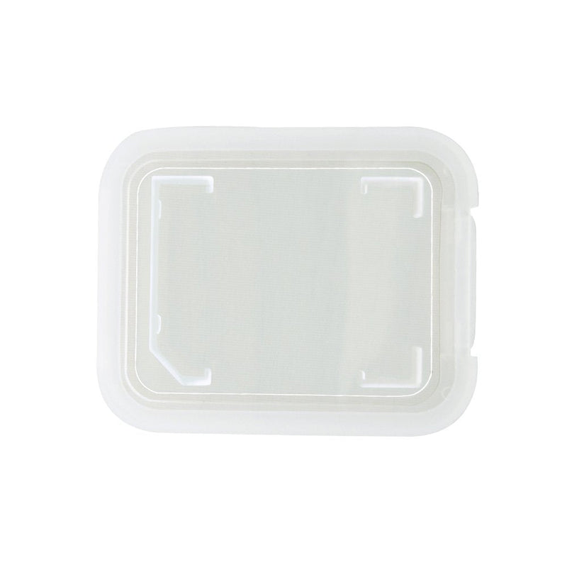 [Australia - AusPower] - 20 Pcs Plastic Memory Card Storage Case Compatible with SD MMC/SDHC PRO Duo White 