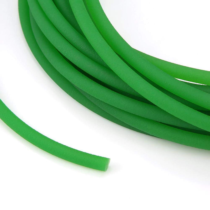 [Australia - AusPower] - PU Transmission Belt,Walfront High-Performance Urethane Round Belting Green Rough Surface PU Polyurethane Round Belt for Drive Transmission(6mm10m) 