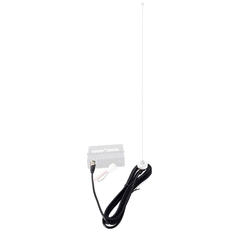 [Australia - AusPower] - TWAYRDIO Mobile Radio Antenna Roof Mount NMO Installation 13ft RG58 Coaxial Extension Cable PL259 Connector with Stainless Steel L-Bracket for Motorola Kenwood Vertex HYT Radios 