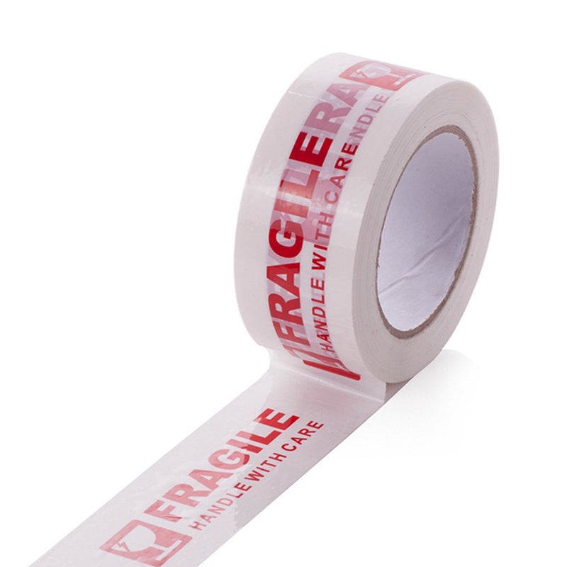 [Australia - AusPower] - AGU Warning Fragile Tape-Handle with Care Packing Printing Tape-2 Inch x 330 Feet (110 Yards) -1 Roll 1 Roll 