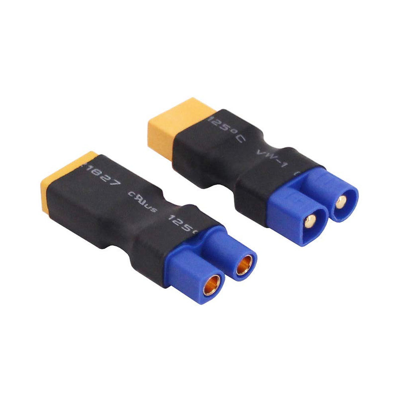 [Australia - AusPower] - OliRC 4pcs No Wires Connector: XT60 XT-60 to EC3 Style Male Female Connector Adapter(C156-4) 