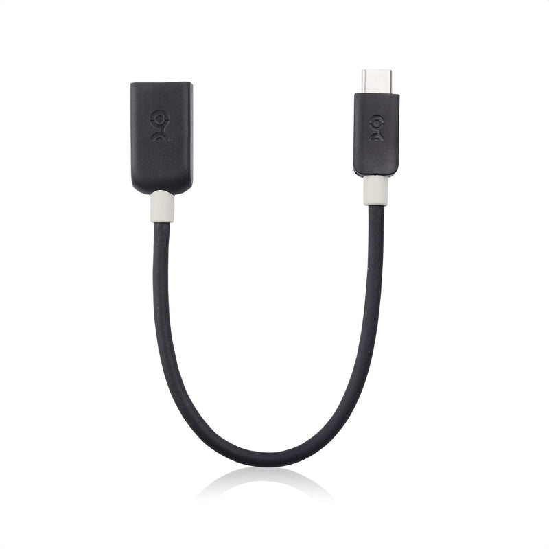 [Australia - AusPower] - Cable Matters USB C to USB Adapter 6 Inches (USB to USB C Adapter, USB-C to USB 3.0 Adapter, USB C OTG) in Black 