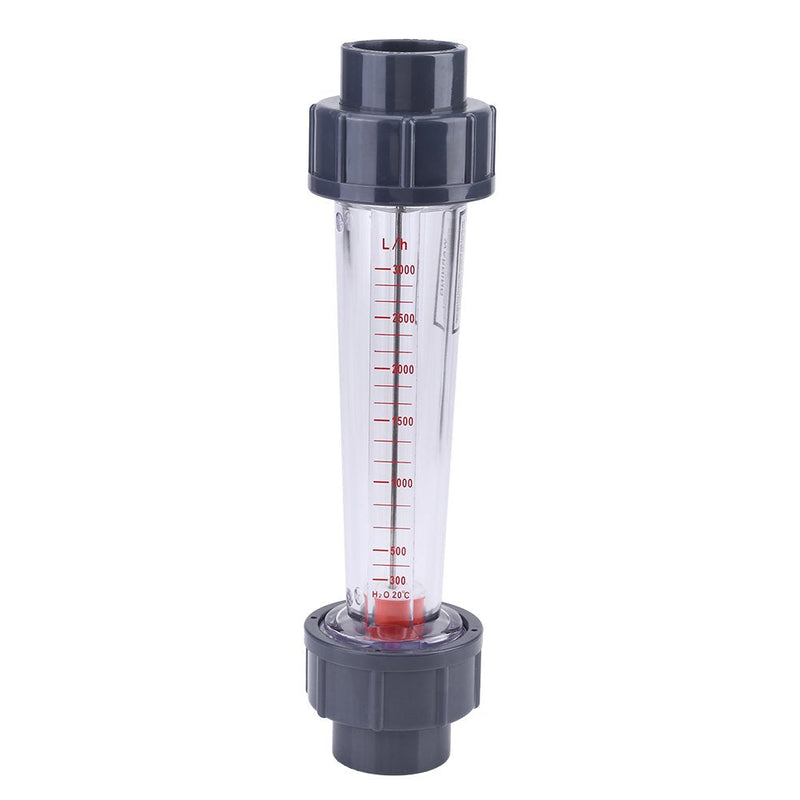 [Australia - AusPower] - Flowmeter Rotameters Plastic Tube Type LZS-25 Flows Meter 300-3000L/H Water Rotameter 