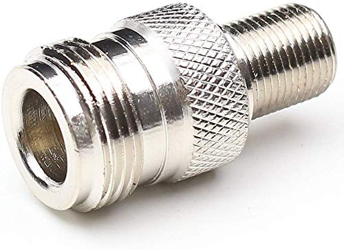 [Australia - AusPower] - ANHAN F Type Female Adapter, F Female to N Female Connector N Type Coax connectors RF Coaxial Antenna Adapters 5Packs F Female to N Female 5pcs 