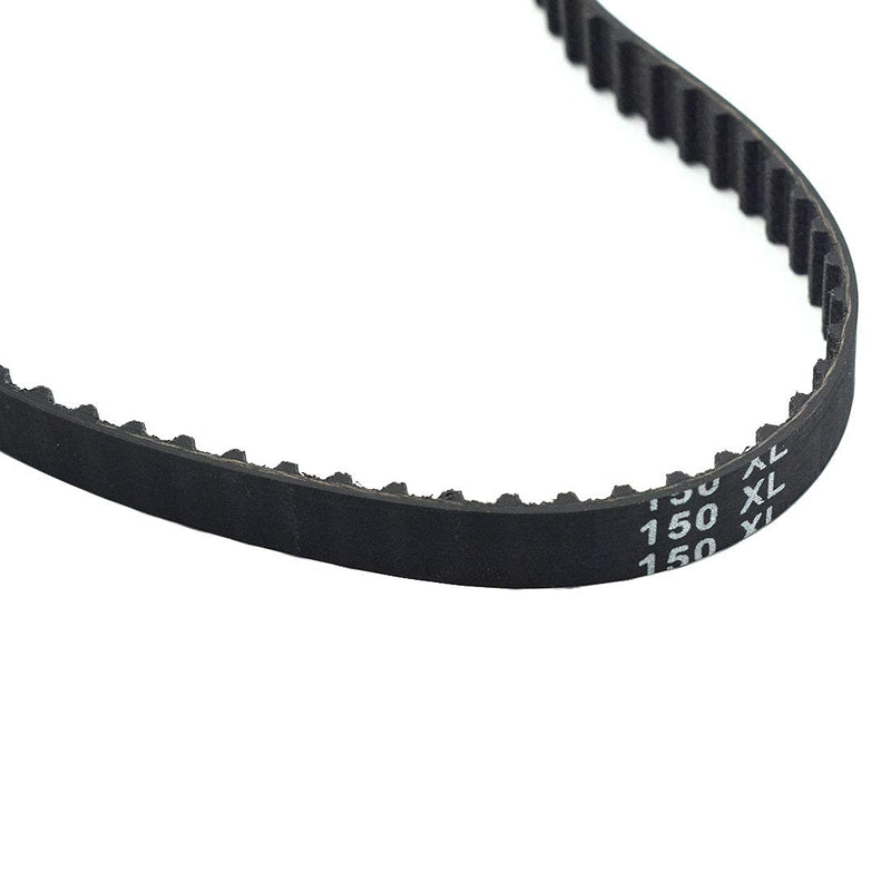 [Australia - AusPower] - TOUHIA 2 Pcs 150XL Timing Belt Rubber Geared Drive Belt 10mm Width 75 Teeth 150XL037 