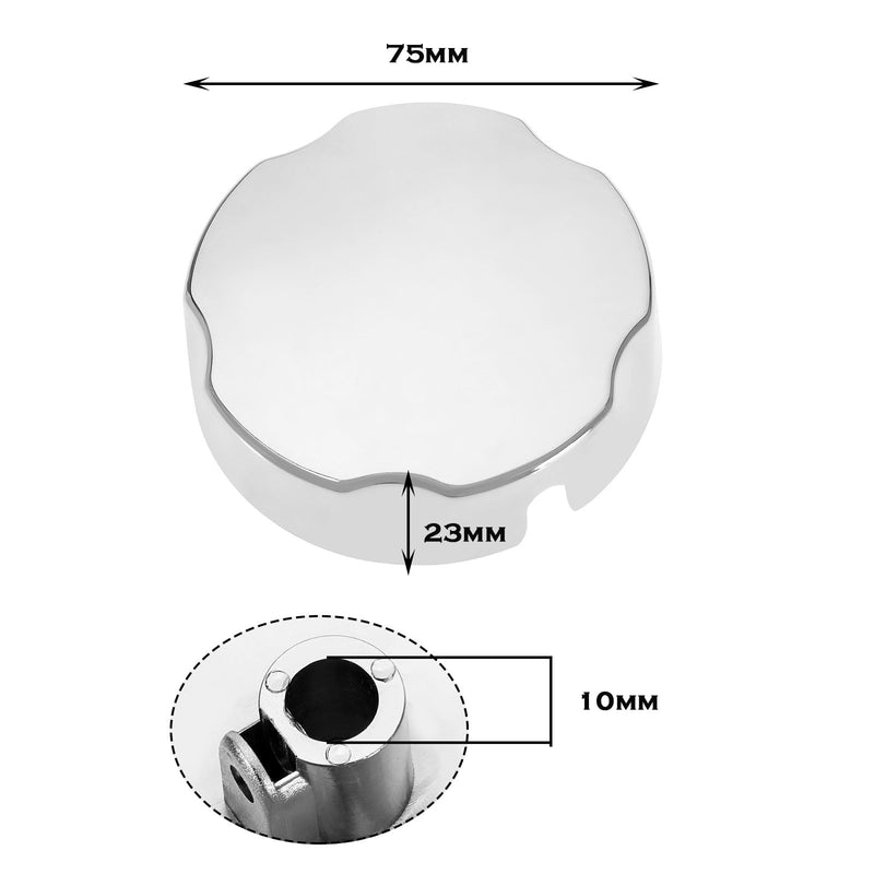 [Australia - AusPower] - SING F LTD Pop Up Bath Control Knob Bathtub Drain Rotating Knob Bathtub Drain Overflow Cover Knob Chrome Plastic Up Bath Plug Knob Bathtub Drain Accessories 