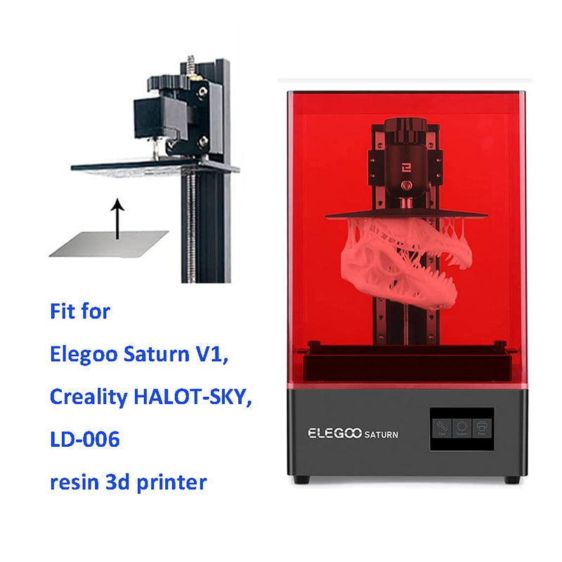 [Australia - AusPower] - PopuSingTop 3D Resin Printer 192X120mm Flexible Build Plate Platform Magnetic Mat for SLA Printers 1 Kit 