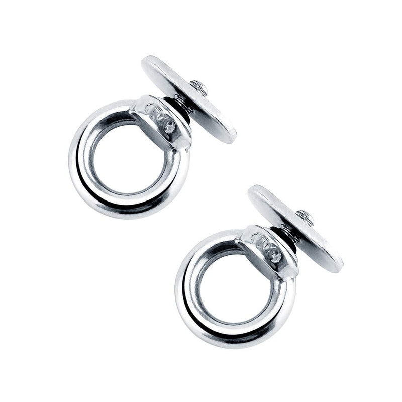 [Australia - AusPower] - VTurboWay 4 Pack Track Mount Tie Down Eyelet, Hold Bungee Cord or Ropes Up to 0.6" 