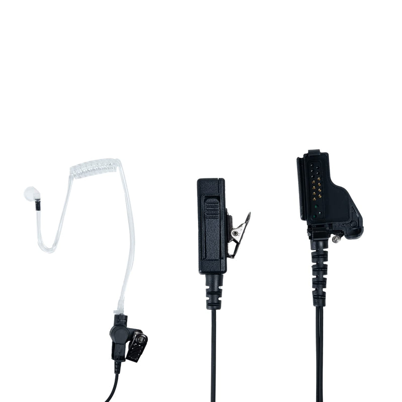 [Australia - AusPower] - Klykon 2 Wire Covert Acoustic Tube Surveillance Earpiece Headset Mic PTT Kit for Motorola XTS2500 XTS5000 XTS3000 XTS1500 Two Way Radio Walkie Talkie 