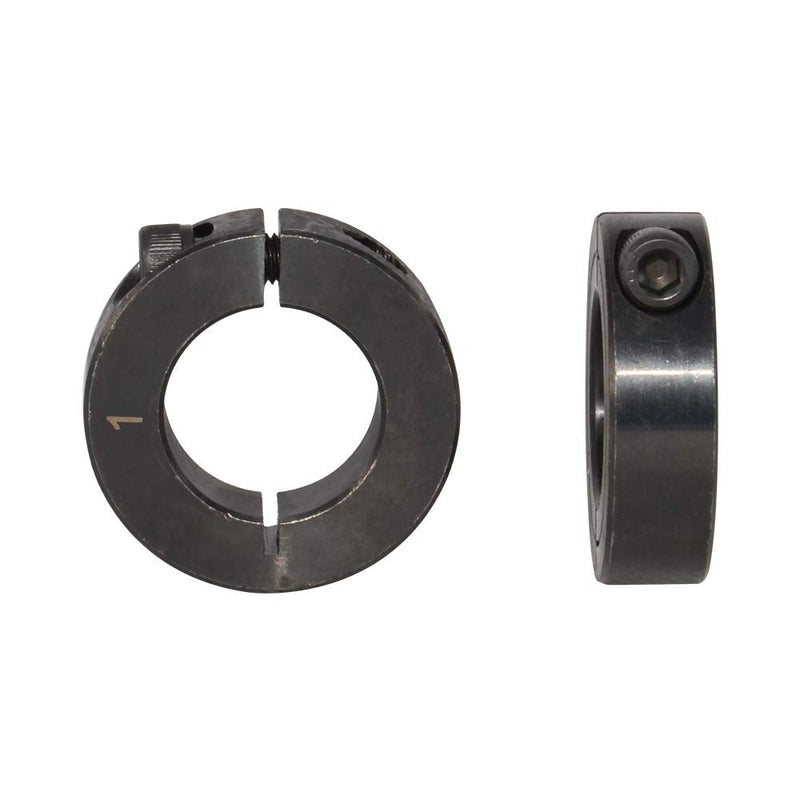 [Australia - AusPower] - AZSSMUK Shaft Collar 1" Bore Single Split Clamp-On Shaft Axle Collars with Set Screw 4-packed 1" 
