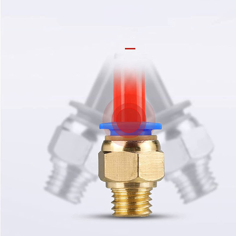 [Australia - AusPower] - PC4-02 Push to Connect Fittings, 4mm Tube OD x 1/4” G Thread, Straight Pneumatic Quick Fitting Air Line Connector,One Touch Hose Connector,Pneumatic Air Straight Fitting 10Pcs 4mm OD x 1/4"G 10 Pcs 