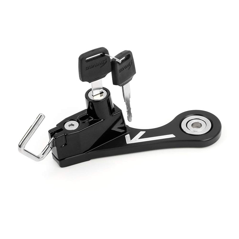 [Australia - AusPower] - GUAIMI Motorcycle Helmet Lock Anti-Theft Helmet Security Lock Compatible with Twins Bonneville Thruxton Scrambler-Black Standard Lock black 