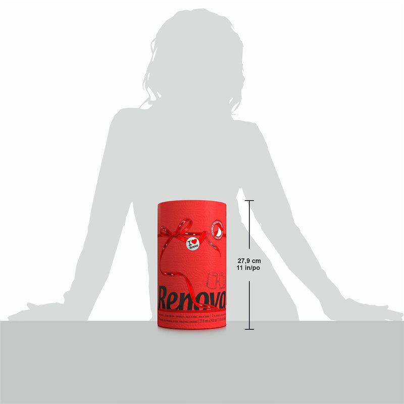 [Australia - AusPower] - Renova Red Label Kitchen Paper Towels, 1 Roll 120 Sheets 
