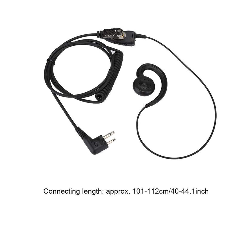 [Australia - AusPower] - Cuifati AEH3000-M1A Walkie Talkie Two Way Radio Black Headset Mic for Motorola, Modular Design 180° Rotating Speaker Earpiece, ABS Durable Walkie Talkie Earphone High Sound Quality 
