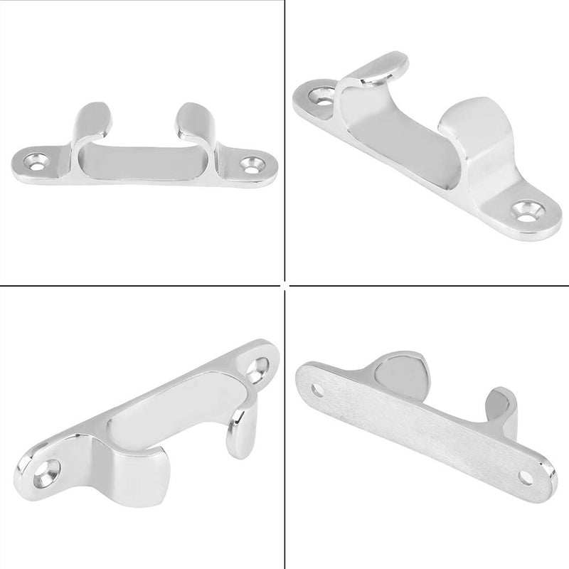 [Australia - AusPower] - Suuonee Stainless Steel Fair Lead,4 Inch Stainless Steel Bow Chock Fair Lead Line Cleat Hardware for Marine Yacht 