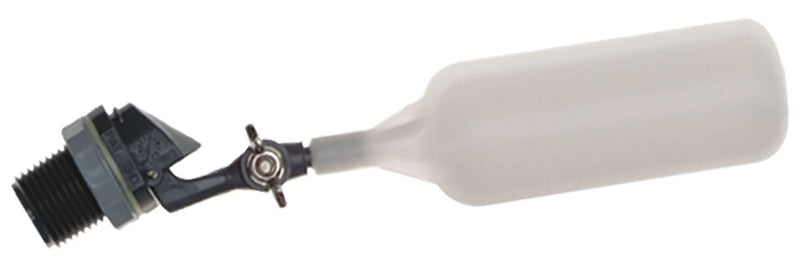 [Australia - AusPower] - Kerick Valve MA052 PVC Mini Float Valve, Tank Mount, Adjustable Arm, 1.5 gpm at 60 psi, 1/2" NPT Male 