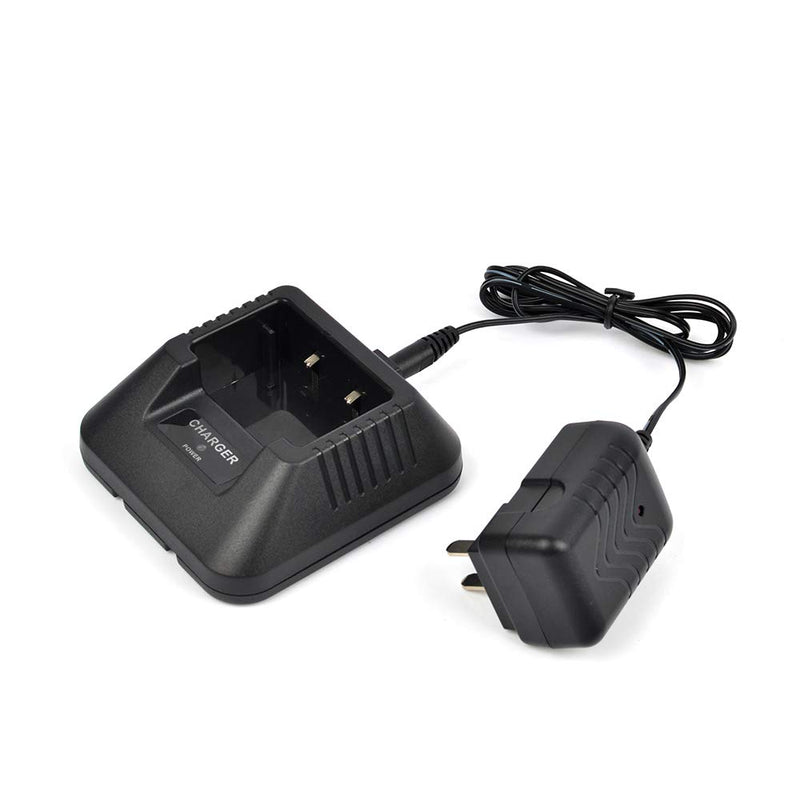 [Australia - AusPower] - TWAYRDIO UV5R Battery Charger Walkie Talkie Desktop Charger with Belt Clip for Baofeng UV-5R UV-5RA UV-5RB UV-5RC UV-5RD UV-5RE UV-5RE Plus Ham Radio 