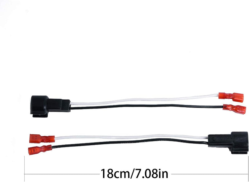 [Australia - AusPower] - QTTECH 72-5600 4 Pack Wire Cable Wiring Harness for Ford Lincoln Mercury Mazda Speakers Adapter Connector Adaptor Plug 