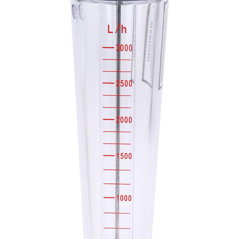 [Australia - AusPower] - Flowmeter Rotameters Plastic Tube Type LZS-25 Flows Meter 300-3000L/H Water Rotameter 