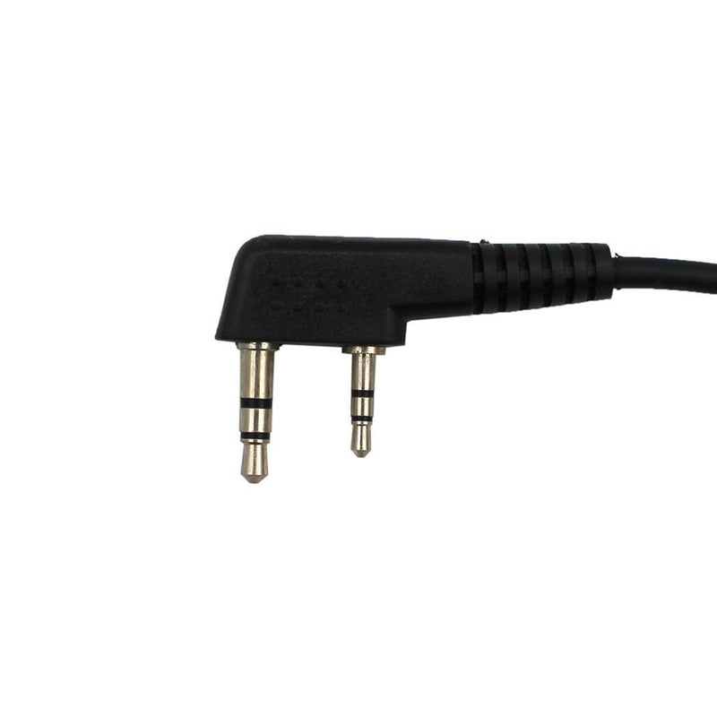 [Australia - AusPower] - GoodQbuy Professional Noise Cancelling Radio Overhead Headsets Headphones with VOX-PTT Boom Mic is Compatible with 2 Pin Kenwood Baofeng UV-5R Puxing Quansheng Wouxun HYT Nexedge Puxing Two Way Radio 