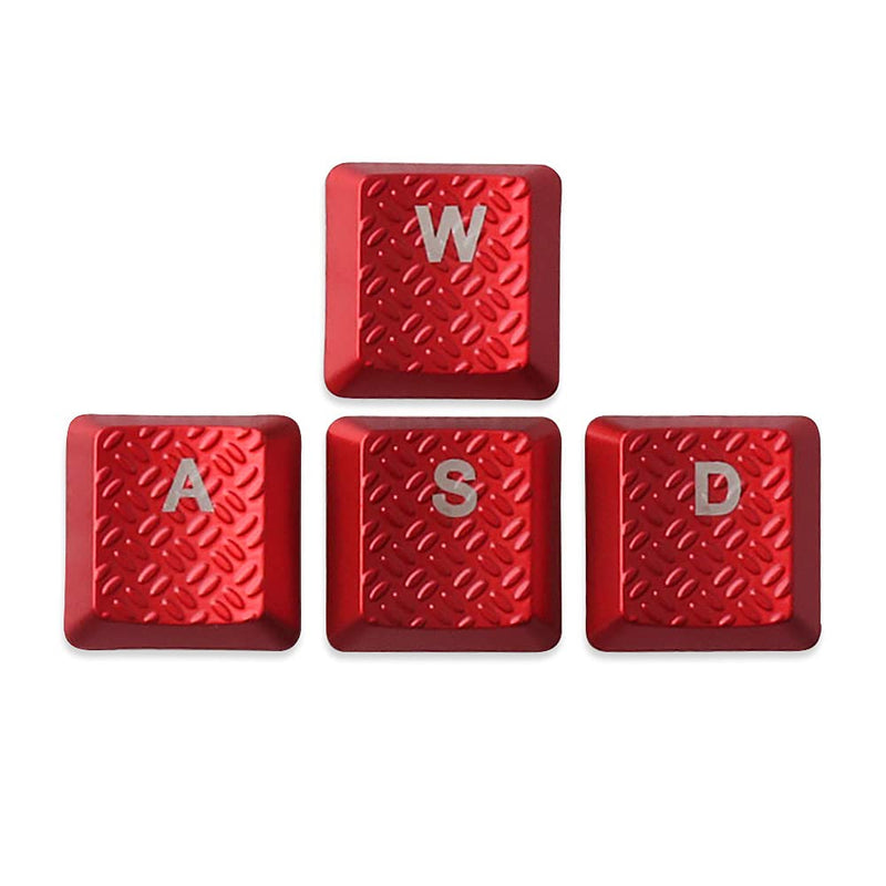 [Australia - AusPower] - Texture Tactility Backlit Keycaps Replacement for GL Tactile Switch Logitech G813/G815/G913/G915 TKL RGB Mechanical Gaming Keyboard (WASD+Arrow Keys Red) WASD+Arrow keys Red 